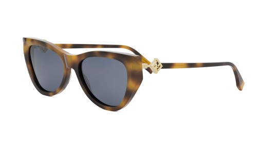 Fendi FE40149I - 53V - 54 Occhiali da sole Havanna Cat Eye