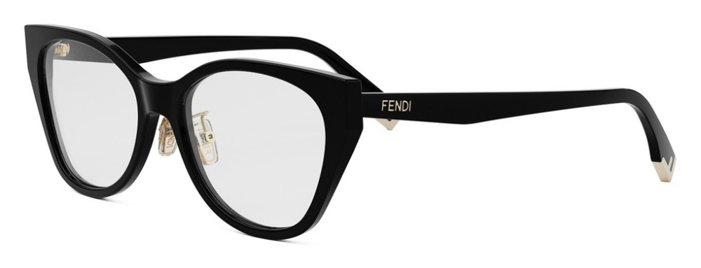 Fendi FE50120F - 001 - 54 Montature ottiche Black Cat Eye