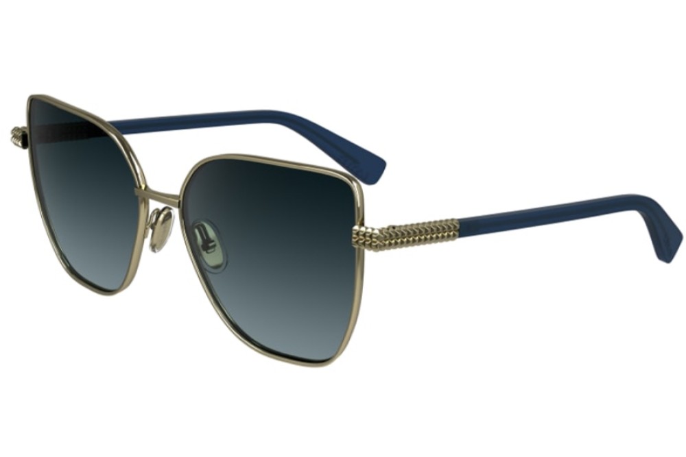Lanvin LNV132S - 721 - 57 Occhiali da sole Gold Square