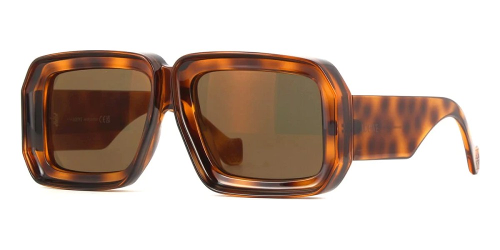 Loewe LW40064U - 52G - 56 Occhiali da sole Havanna Square