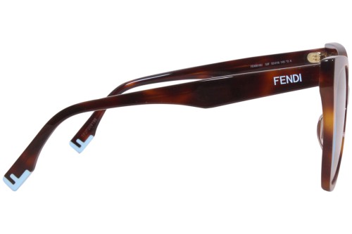 Fendi FE40010U - 53F - 55 Occhiali da sole Havanna Cat Eye