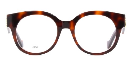 Loewe LW50068I - 052 - 51 Montature ottiche Havanna Round