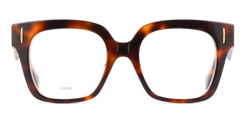 Loewe LW50069I - 052 - 51 Montature ottiche Havanna Square