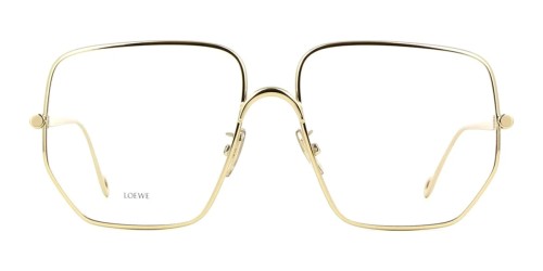 Loewe LW50079U - 032 - 58 Montature ottiche Gold Square