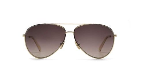 Celine CL40062U - 30D - 61 - CON LENTI POLARIZZATE Occhiali da sole Gold Pilot (Aviator)