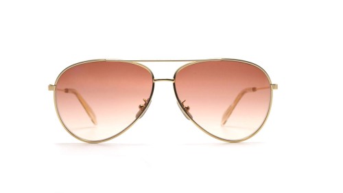 Celine CL40062U - 30T - 59 Occhiali da sole Gold Pilot (Aviator)