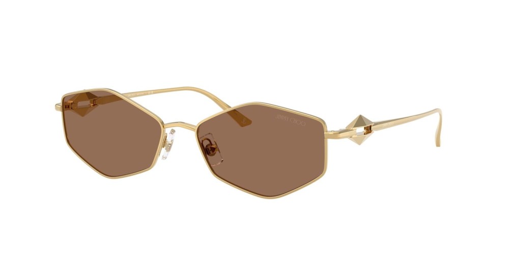 Jimmy Choo JC4017 - ​302373 - ​55 Occhiali da sole Gold Oval