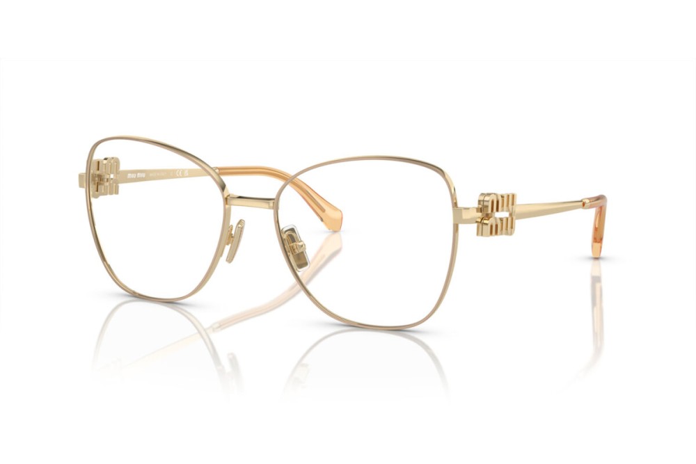 MIU MIU MU 50XV - ​14M1O1 - ​56 Montature ottiche Gold Butterfly