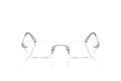 MIU MIU MU 53WV - ​1BC1O1 - ​53 Montature ottiche Silver Oval