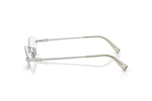 MIU MIU MU 53WV - ​1BC1O1 - ​53 Montature ottiche Silver Oval