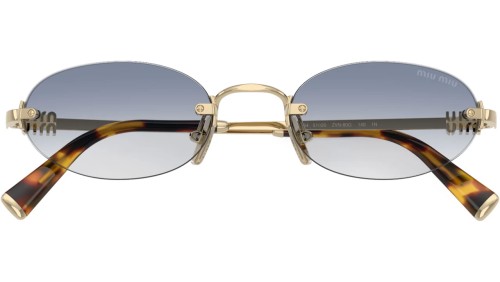 MIU MIU MU A54S - ​ZVN80O - ​51 Occhiali da sole Gold Oval