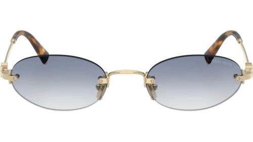 MIU MIU MU A54S - ​ZVN80O - ​51 Occhiali da sole Gold Oval