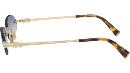 MIU MIU MU A54S - ​ZVN80O - ​51 Occhiali da sole Gold Oval