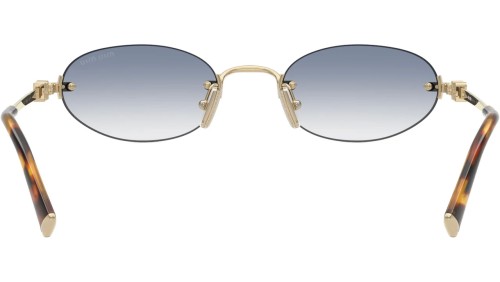 MIU MIU MU A54S - ​ZVN80O - ​51 Occhiali da sole Gold Oval