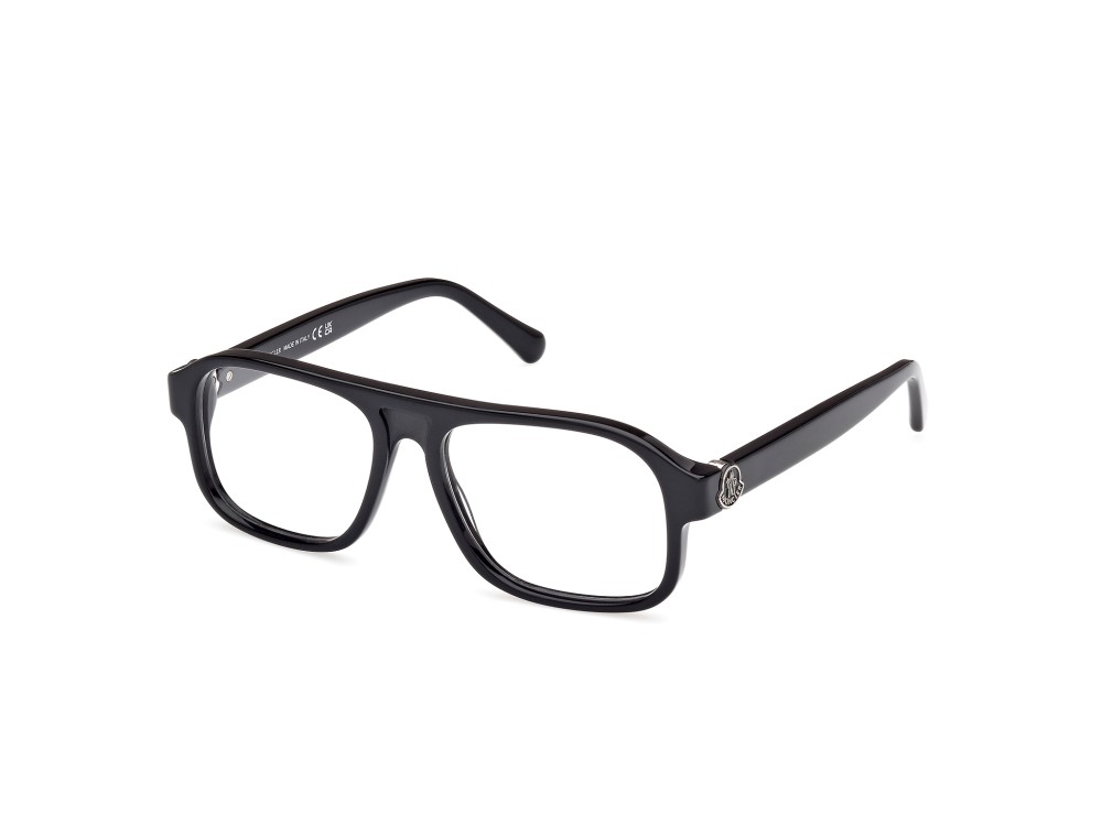 Moncler ML5198 - 001 - 54 Montature ottiche Black Pilot (Aviator)