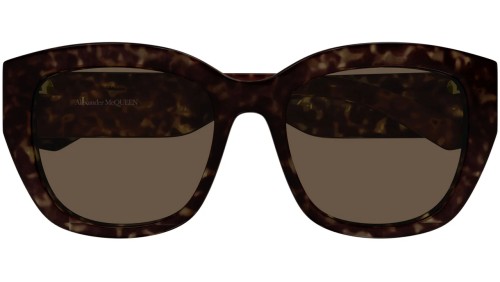 Alexander McQueen AM0451SA - 002 - 55 Occhiali da sole Pillow (Rounded)
