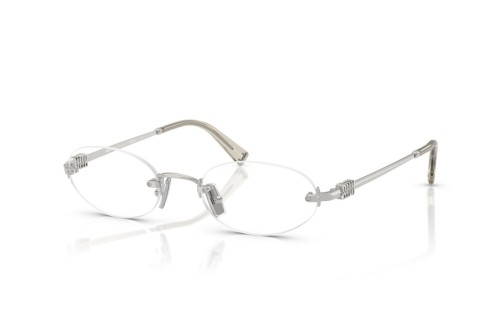 MIU MIU MU 53WV - ​1BC1O1 - ​53 Montature ottiche Silver Oval