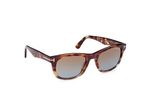 Tom Ford FT1076 KENDEL - 56B - 54 Occhiali da sole Havanna Square