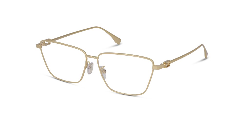 Fendi FE50071U - 030 - 57 Montature ottiche Gold Square