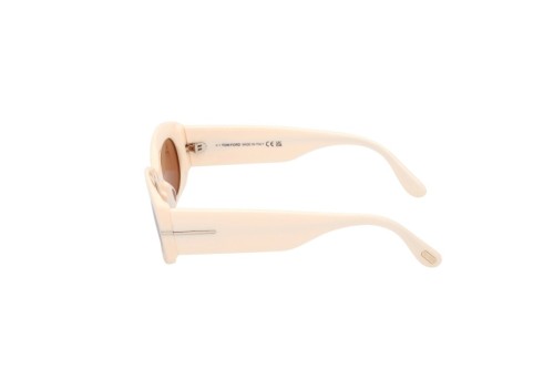 Tom Ford FT1187-F CIELLE - 25E - 54 Occhiali da sole Beige Oval