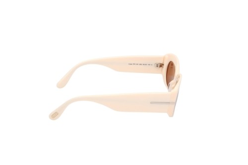 Tom Ford FT1187-F CIELLE - 25E - 54 Occhiali da sole Beige Oval