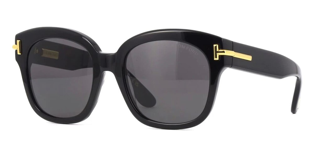 Tom Ford FT1235 ICON COLLECTION - 01A - 55 Occhiali da sole Black Pillow (Rounded)