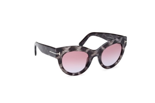 Tom Ford FT1063 LUCILLA - 56Z - 51 Occhiali da sole Havanna Cat Eye