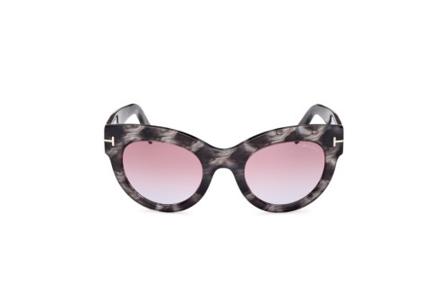 Tom Ford FT1063 LUCILLA - 56Z - 51 Occhiali da sole Havanna Cat Eye