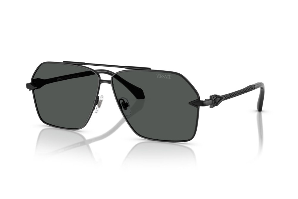 VERSACE VE2284 - ​143687 - ​63 Occhiali da sole Black Pilot (Aviator)