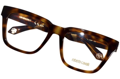 Roberto Cavalli VRC026 - 02BP - 54 Montature ottiche Havanna Square