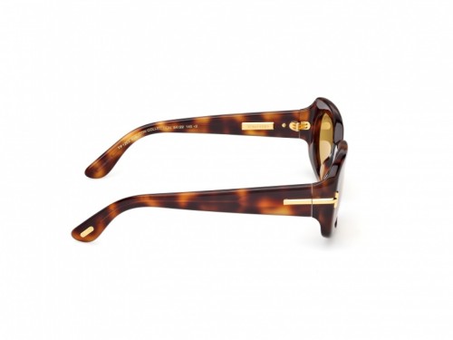 Tom Ford FT1253 ICON COLLECTION - 53E - 54 Occhiali da sole Havanna Square