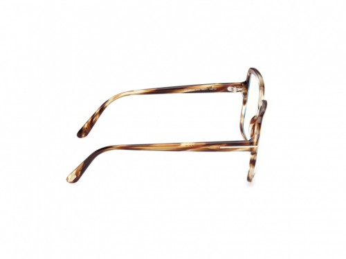 Tom Ford TF6063-B - 055 - 56 - CON LENTI CON FILTRO LUCE BLU-VIOLETTA Montature ottiche Havanna Square
