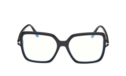 Tom Ford TF6063-B ECO - 001 - 56 - CON LENTI CON FILTRO LUCE BLU-VIOLETTA Montature ottiche Black Square