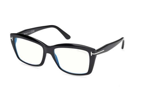 Tom Ford - Montature ottiche - TF6065-B ECO - 001 - 55 - CON LENTI CON FILTRO LUCE BLU-VIOLETTA