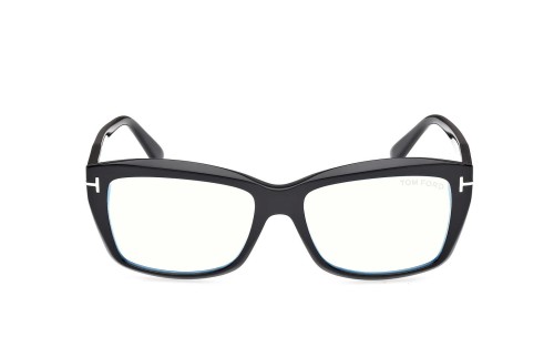 Tom Ford TF6065-B ECO - 001 - 55 - CON LENTI CON FILTRO LUCE BLU-VIOLETTA Montature ottiche Black Square