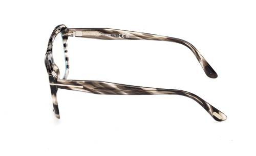 Tom Ford TF6065-B - 056 - 55 - CON LENTI CON FILTRO LUCE BLU-VIOLETTA Montature ottiche Havanna Square