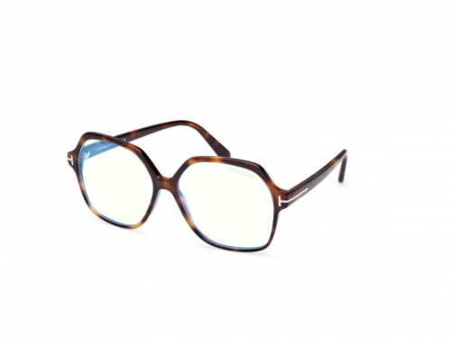 Tom Ford TF6062-B - 053 - 57 - CON LENTI CON FILTRO LUCE BLU-VIOLETTA Montature ottiche Havanna Square
