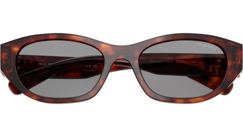 MIU MIU MU A03S - 21C40O - 53 Occhiali da sole Havanna Cat Eye