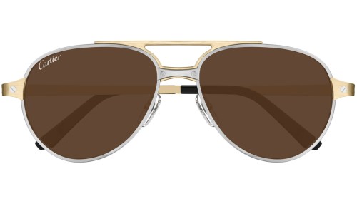 Cartier CT0476S - 008 - 59 Occhiali da sole Pilot (Aviator)