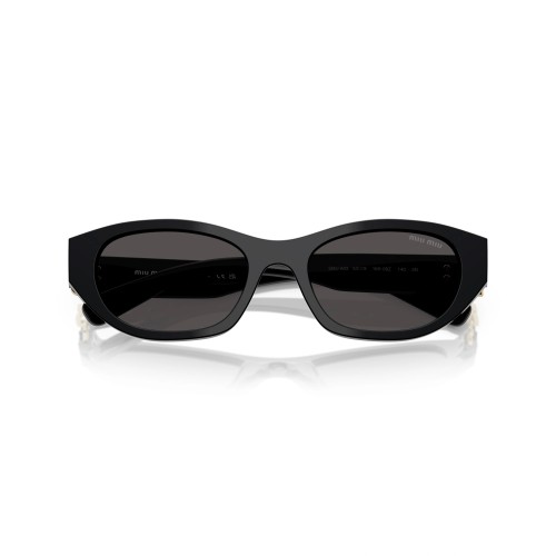 MIU MIU MU A03S - 16K08Z - 53 Occhiali da sole Black Oval