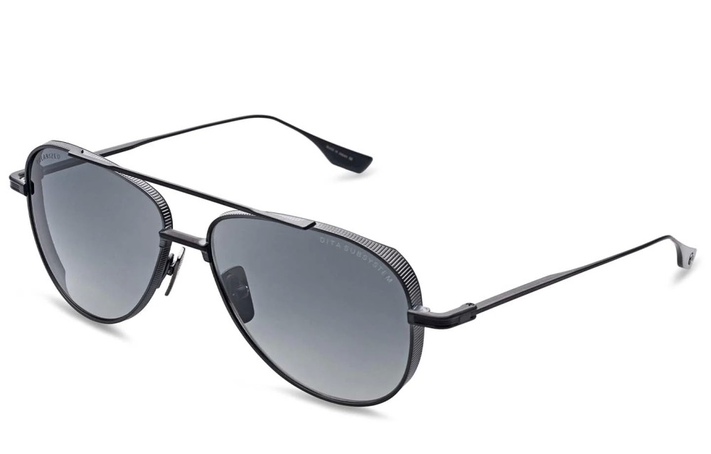 Dita SUBSYSTEM DTS141-A - 04 - 58 Occhiali da sole Black Pilot (Aviator)