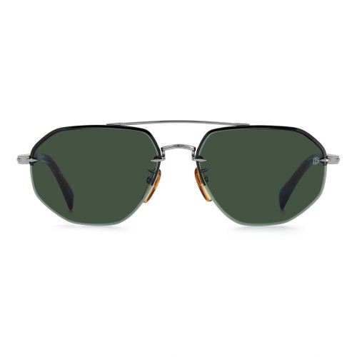 David Beckham DB 1101/G/S - 6LB - 61 Occhiali da sole Silver Pilot (Aviator)
