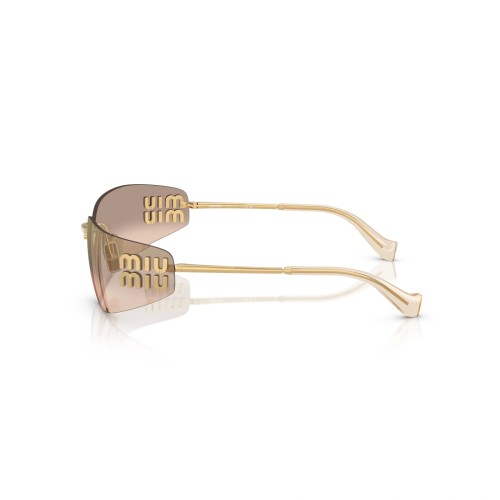 MIU MIU MU A51S - 5AK20P - 75 Occhiali da sole Gold Oval