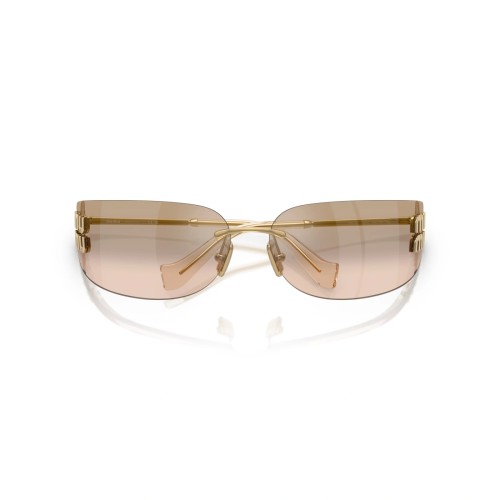 MIU MIU MU A51S - 5AK20P - 75 Occhiali da sole Gold Oval