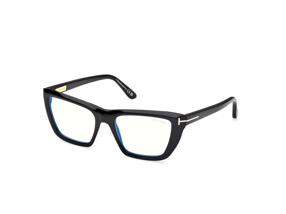 Tom Ford TF6047-B ECO - 001 - 54 - CON LENTI CON FILTRO LUCE BLU-VIOLETTA Montature ottiche Black Square