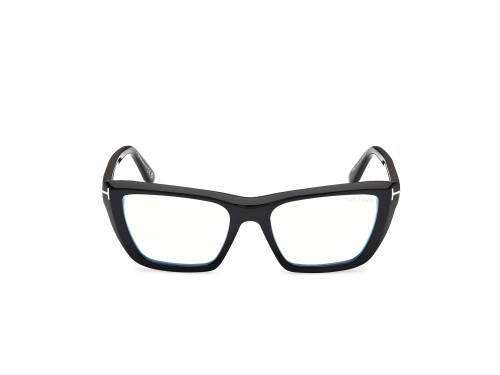 Tom Ford TF6047-B ECO - 001 - 54 - CON LENTI CON FILTRO LUCE BLU-VIOLETTA Montature ottiche Black Square