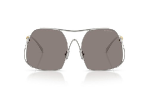 MIU MIU MU A55S - ​1BC80Q - ​57 Occhiali da sole Silver Square