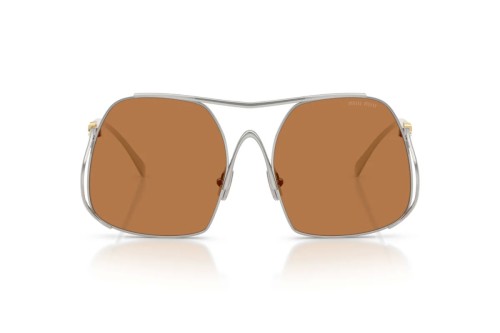 MIU MIU MU A55S - ​1BC90Q - ​57 Occhiali da sole Silver Square