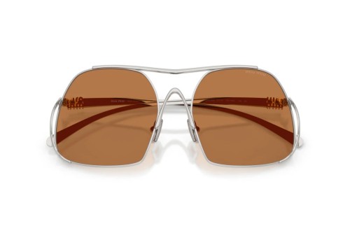 MIU MIU MU A55S - ​1BC90Q - ​57 Occhiali da sole Silver Square