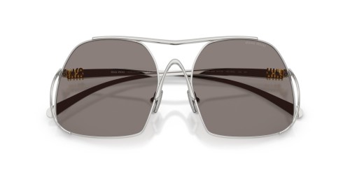 MIU MIU MU A55S - ​1BC80Q - ​57 Occhiali da sole Silver Square